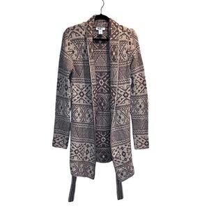 NWOT:‎ Williamrast Open Belted Cardigan Sweater Medium ( J-296)